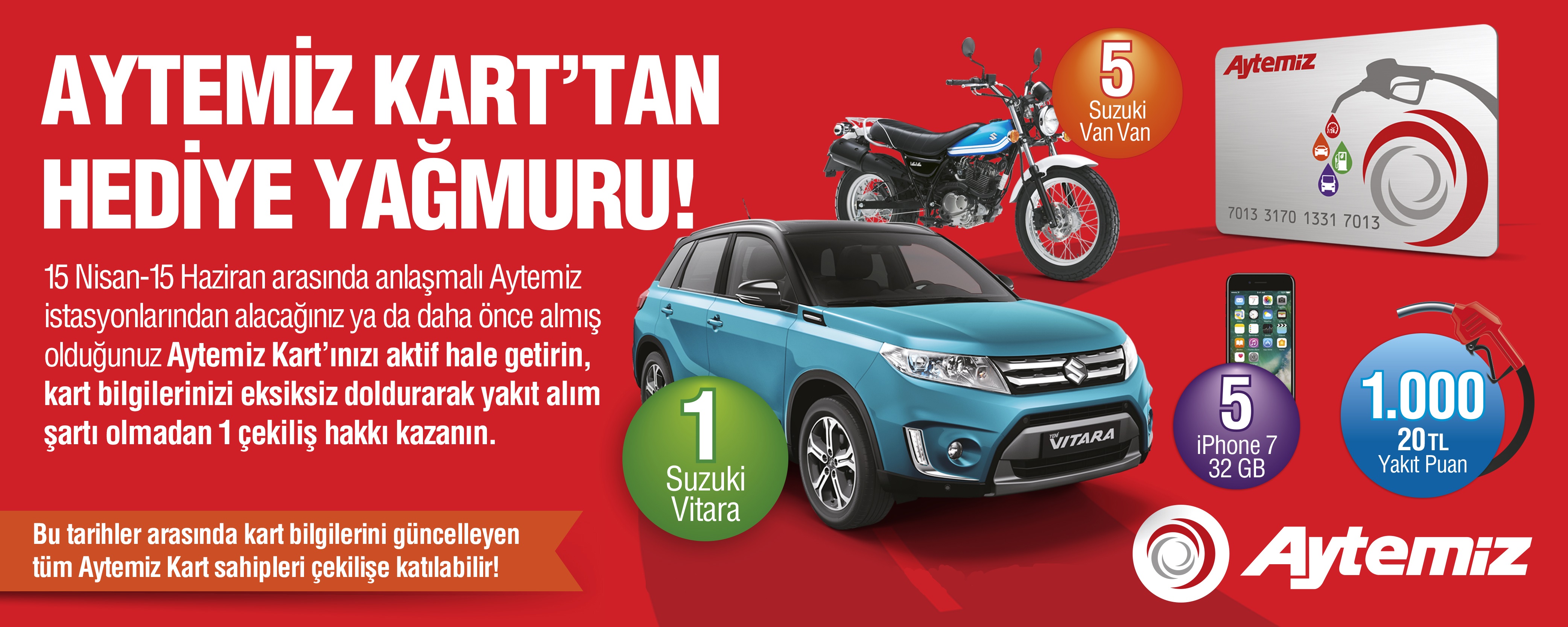 Aytemiz Kart Kazandırıyor